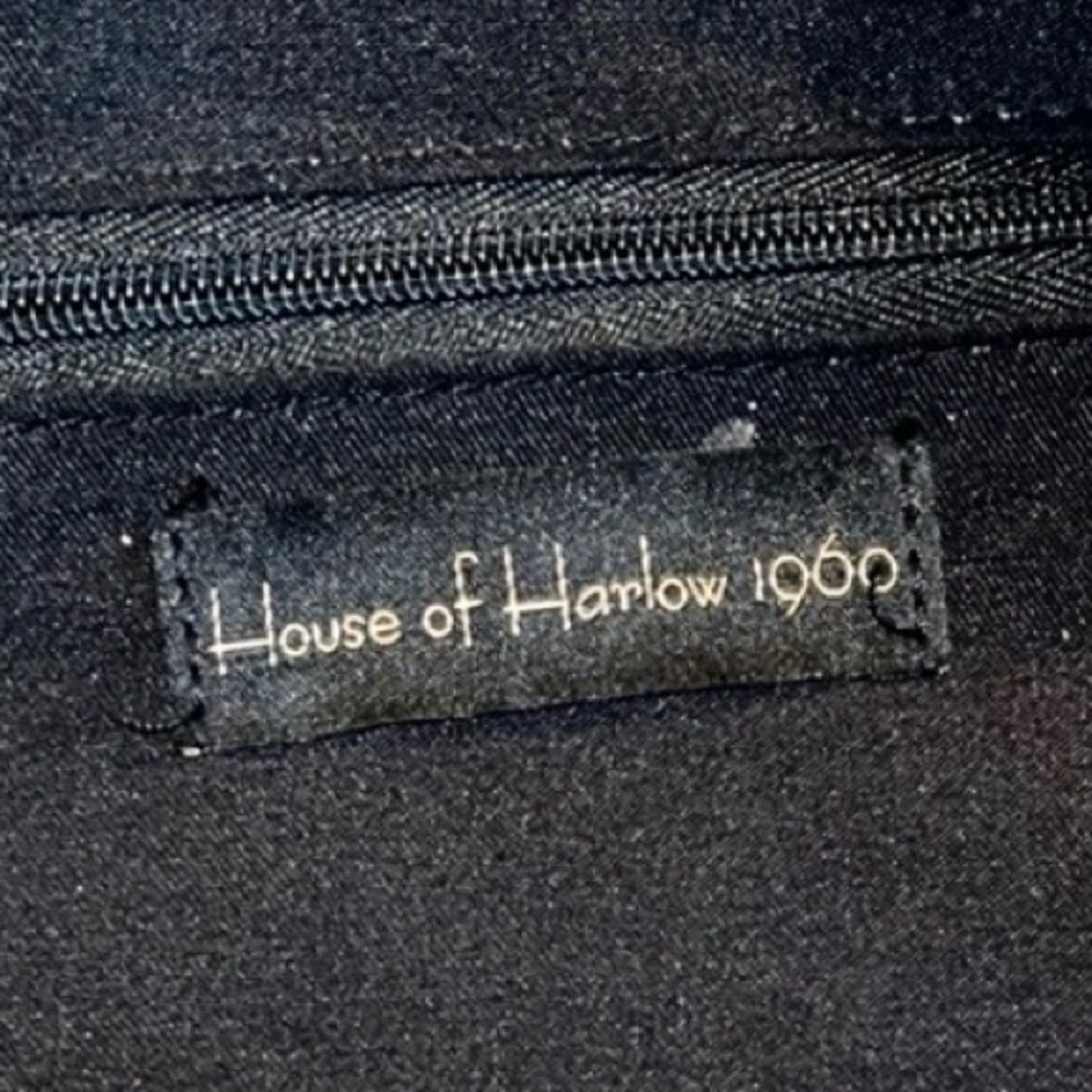 House of Harlow 1960 Black Textured Faux Leather Mini Backpack NWOT - Picture 10 of 10
